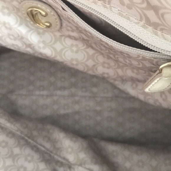 Aqua Purse with lots of compartments. Approx 10”tall x16wide - Picture 3 of 5